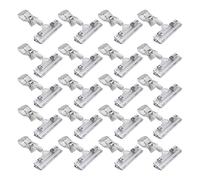 FLOTRUTE 20 Pièces Porte Étiquette de Prix Clips Rotatifs de Étiquette de Prix Clair Plastique Signe Clips Affichage de Magasin Prix Étiquette Présentoir