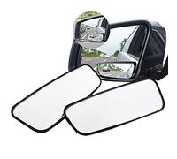 FLOTRUTE Miroirs d'angle Mort, 2 Pcs Miroir d'angle Mort pour Rétroviseur avec Réglable à 360°, HD Grand Angle étanche Convexe Miroir d'angle Mort De Voiture