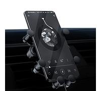 FLOTRUTE Support Téléphone Voiture Multifonctionnel, Universel Rotation 360° Support Smartphone Voiture Ventilation, Navigation Universelle pour Voiture/pour iPhone Samsung Huawei Xiaomi (Noir)