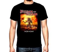 Flotsam and Jetsam The End of Chaos T-Shirt Unisex Black Mens Tees Black 3XL