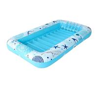 Flottant Gonflable pour Piscine | Gonflable pour Bronzer avec Porte-gobelet et Oreiller,Bateau Bassin Solaire | pour Adultes, Couples, Familles, Plage, Lac, Résort de Vacances