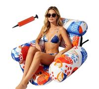 Flottant Piscine - Siège Gonflable Robuste Réglable Portable avec Pompe à Air,Hamac De Piscine pour Adultes | pour Lac Mer Plage Étang Rivière Parc Aquatique Intérieur Extérieur Dehors
