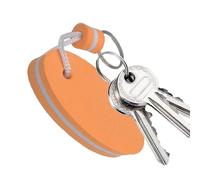 Flottant pour clés bateaux - porte-clés flottant ovale, accessoires de sport aquatique, porte-clés pour sacs à dos, école, pendaison pour piscine, camping, pêche, voyage fluvial, navigation, Orange