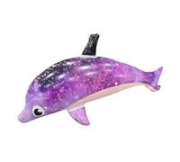 Flottant pour Dauphins pour Piscine, Dauphin Gonflable, Animaux gonflables Starry Cute Dolphin Floatie pour Piscine - Décorations thème Aquatique, Animaux Marins gonflables épaissis,