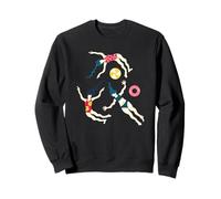 Flottant World Rétro Vintage Été Piscine Plage Fête Natation Sweatshirt