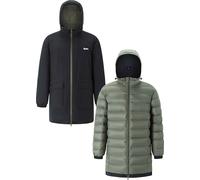 Flotte - Doudoune longue réversible - Varennes Ombre/Kaki - Taille M - Noir Noir M