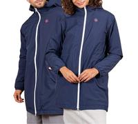 Flotte - Veste longue imperméable doublée - Pompidou Indigo - Taille S - Navy Navy S