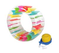 Flotteur à rouleau gonflable, flotteur de piscine géant coloré, accessoires de piscine, plages, pelouses, pour piscines, lacs, S