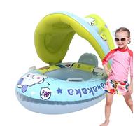 Flotteur Bébé avec Toit Anti-UV - Bouée Canopée Solaire,Siège Flottant Sécurité Ombrelle pour 1 à 6 Ans Piscine Extérieure Plage