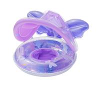 Flotteur Bébé | Bouée Piscine pour Bébé avec Auvent Et Protection Solaire - Chaise d'eau en Forme De Papillon, Matelas Flottant pour Détente Et Jeux Aquatiques en Extérieur, Plage, Lac,