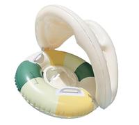 Flotteur Bébé Piscine | Flotteur De Piscine pour Bébé avec Toile Anti-UV | Siège de Sécurité Flottant, Anneau de Natation avec Protection Solaire, Jouet avec Pare-Soleil Rétro pour Les