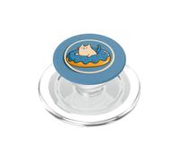 Flotteur Chat dans Un Donut pour Les Amoureux des Chats, propriétaires de Chats PopSockets PopGrip pour MagSafe