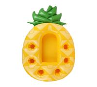 Flotteur de Boisson de Piscine - Flotteur de Piscine - Porte-gobelet Gonflable en Forme d'ananas coloré - Plateau décoratif Multifonction Stable pour Piscine - Dessous de Verre