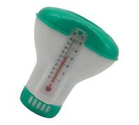 Flotteur de chlore avec thermomètres pour piscine, distributeur de chlore flottant pour médicaments, accessoires flottants durables pour piscine, flotteur chimiquement