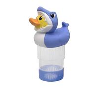 Flotteur De Chlore pour Piscine - Distributeur De Chlore Flottant Canard-Requin | Distributeur Décoratif Économe en Énergie pour Piscine et Spa d'Extérieur