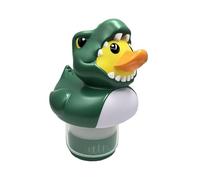 Flotteur de chlore pour piscine - Distributeur flottant de 100 g | Diffuseur Brome Spa | Distributeur de pastilles drôle | Entretien de l'eau de l'étang et nettoyage rapide | Jardin occidental
