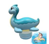 Flotteur de chlore pour piscine - Distributeur flottant de 100 g | Diffuseur Brome Spa | Distributeur de pastilles drôle | Entretien de l'eau de l'étang et nettoyage rapide | Jardin occidental