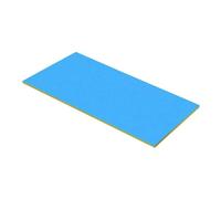 Flotteur de l'eau Tapis de Bain Tapis de Bain Flottant 110 cm x 40 3,2 - Portable et Confortable for la détente Estivale(Blue)