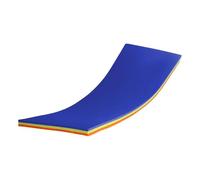 Flotteur de l'eau Tapis de Bain Tapis d'eau Flottant Couverture Amusement Familial en Plein air Piscine d'été(Yellow Orange Blue)