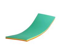 Flotteur de l'eau Tapis de Bain Tapis d'eau Flottant Couverture Amusement Familial en Plein air Piscine d'été(Green Yellow Orange)