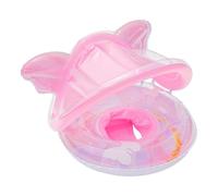 Flotteur de natation avec auvent - Protection solaire - Chaise de radeau de piscine | Bateau gonflable en forme de papillon | Siège de natation sécurisé pour lac, été, arrière-cour extérieure