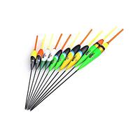 Flotteur de pêche, 10 pièces avec 4 de rechange légers et durables, Flotteur flottant pour eau douce, for pêcheurs professionnels et amateurs en lac rivière et étang