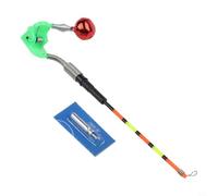 Flotteur de pêche avec alarme visuelle LED pour la pêche de nuit - Indicateur sensible de morsure - Changement de couleur - Design ABS étanche (style flash)