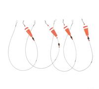 Flotteur de pêche avec revêtement fluorescent conçu pour résister aux conditions difficiles tout en maintenant la conscience de la position sur la ligne (28,3 g jaune orange)