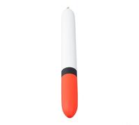 Flotteur de pêche balsa en forme de crayon pour poissons prédateurs comme le brochet, pointe orange haute visibilité, détection de morsure sensible, taille 15 cm, 8 g, unité unique (1 pièce)