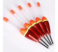 Flotteur de pêche en plastique pour pêche en mer avec soutien de flottabilité de 4 g, 5 g, 6 g et répartition équilibrée du poids pour une dérive stable (5 g)