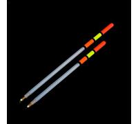 Flotteur de pêche en plastique transparent avec construction creuse et tube de dérive vertical pivotant à 360 degrés pour une présentation précise des appâts et un contrôle de la profondeur (tube