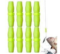 Flotteur De Pêche Longue Portée, Flotteurs de Longue Portée Visibles pour Lancer Loin, Assortiment de Coulisses Polyvalentes pour Silure en Eau Douce Débutants Passionnés Adultes Amis
