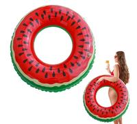 Flotteur de piscine à fruits | Flotteur de piscine gonflable pour pastèque, kiwi, orange, citron vert, grand flotteur amusant et portable pour piscine