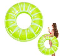 Flotteur De Piscine À La Pastèque - Radeau Gonflable De 240 G sur Le Thème des Fruits, Jouet Flottant À La Pastèque, Au Kiwi, À L'orange Et À La Lime, Accessoire De Fête À La Piscine D'été | Bouée