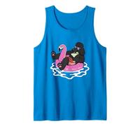 Flotteur de Piscine Amusant avec Flamant Rose Débardeur