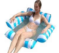 Flotteur de piscine avec hamac d'eau - Flotteur gonflable de la piscine de la chaise du hamac - Flotteurs pour chaise pour se détendre dans la piscine, le lac ou la
