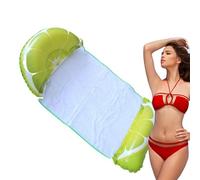 Flotteur de piscine | Chaise flottante gonflable à eau - Hamac d'eau portable de style fruit avec coussin de soutien de tête pour hommes, femmes et adultes