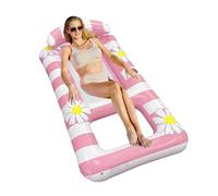 Flotteur de piscine - Chaise longue portable, lit flottant | Canapé inclinable gonflable pour piscine, lac, plage en plein air, lit de voyage avec coussin de soutien pour les sessions de relaxation