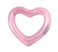 Flotteur de Piscine Coeur | Anneaux de Piscine en Forme de cœur | Flotteurs de Anneau Jouets été Plage flotteurs Fournitures de fête pour Filles garçons