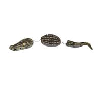 Flotteur de piscine crocodile de 80 cm, leurre flottant pour piscine, fausses figurines d'alligator, imitation crocodile flottant