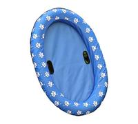 Flotteur de piscine d' imperméable pour chiens, radeau gonflable pliable