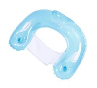 Flotteur de Piscine en Chaise Longue,Radeau Flottant Portable,Sofa Gonflable avec 2 Poignées et Porte-Gobelet | pour Adultes Piscine Lac Rivière Baignade Plage