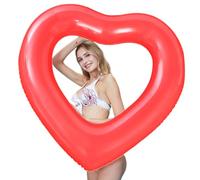 Flotteur de Piscine en Forme de cœur Mignon, Flotteur Piscine Gonflable 47, 2 x 39, 4, Tubes en PVC imperméables, bouée Natation Amusante pour Adultes, Mariage, Enterrement Vie Jeune fill