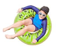 Flotteur de piscine en forme de pastèque, radeau de natation en forme de pastèque, kiwi, orange, flotteurs gonflables de piscine aux fruits