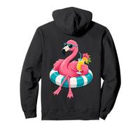 Flotteur de Piscine Flamant Rose Cocktail croisière Tropicale Sweat à Capuche