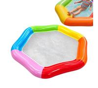 Flotteur de piscine gonflable | 2 personnes en PVC étanche hexagonal portable | Fauteuil d'eau flottant - Pour hôtel, parcs, jardin, rivières, plaisir aquatique, voyages et vacances