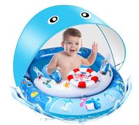 Flotteur de piscine gonflable avec siège de sécurité réglable | Construction sûre à double chambre à air, bouée ACELIFE pour piscine et piscine