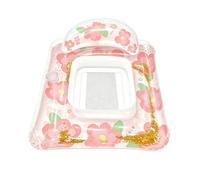 Flotteur de piscine gonflable avec support de boissons, radeau de bronzage - Système d'équilibre amélioré pour homme et femme pour vacances, voyage, hôtel, plage, fête en plein air, activités