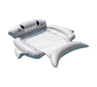 Flotteur de piscine gonflable - Chaise longue de piscine 120 x 125 cm, stabilité durable | Lit flottant pliable en forme d'animal avec concept d'économie d'espace, gonflable pour fête, plage, jardin