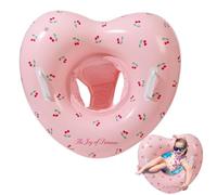 Flotteur de piscine gonflable en forme de cœur romantique de style flamant rose géant pour piscine, plage et accessoires photos | Dispositif de flottaison de sécurité de l'eau pour filles, douche